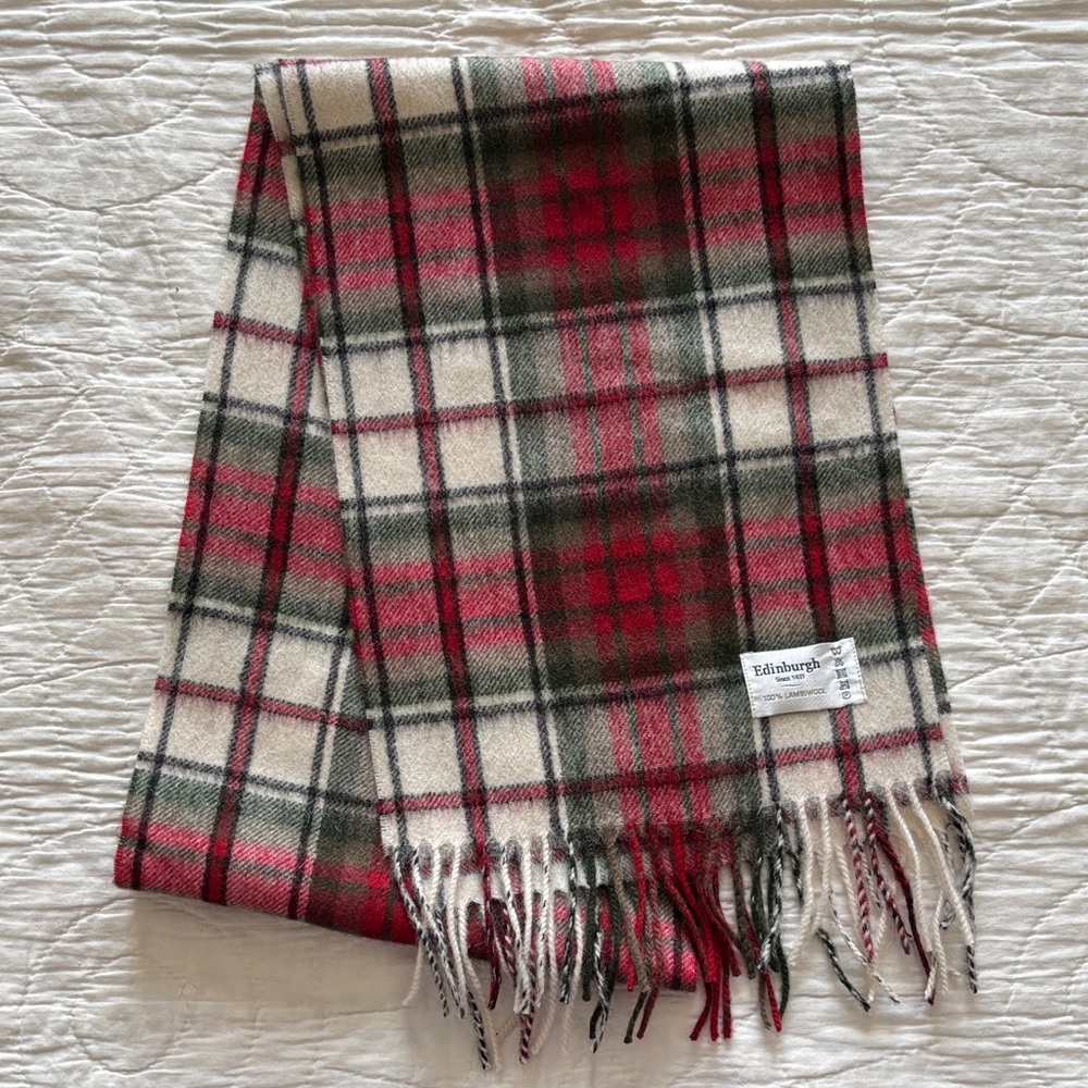 Edinburgh Lambswool Plaid Scarf